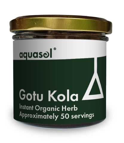 Aquasol Organic Gotu Kola Instant Herbal Tea 20g (Pack of 12)