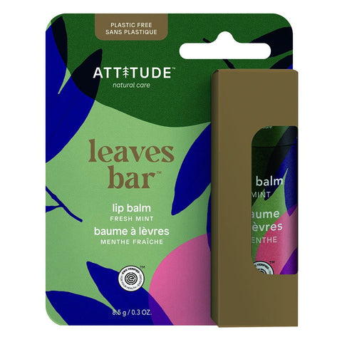 Attitude Plastic-Free Lip balm mint 8.5g (Pack of 12)