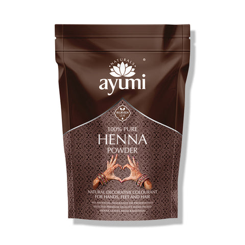 Ayumi Pure Henna (Mendhi) Powder 200g (Pack of 12)