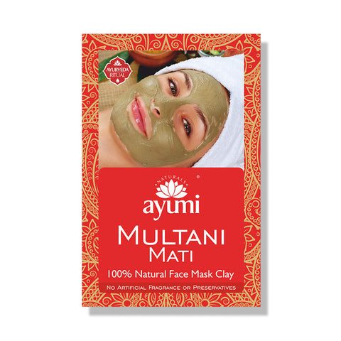 Ayumi Multani Mati Facial Clay Powder 100g (Pack of 6)