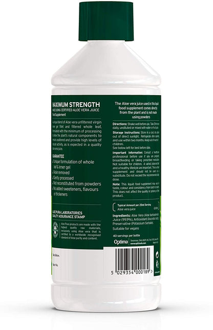 Aloe Pura Aloe Vera Juice Max Strength 1ltr