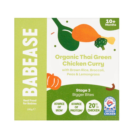 Babease Organic Thai Green Chicken 190g (Pack of 6)