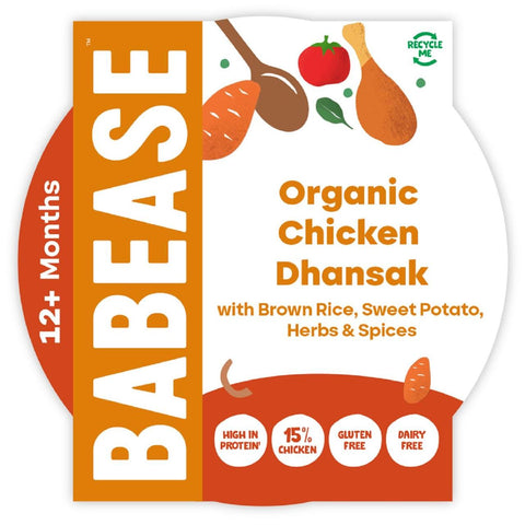 Babease Organic Chicken Dhansak 200g (Pack of 6)
