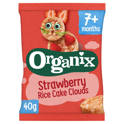 Organix Strawberry Rice Cake 40g (Pack of 6)