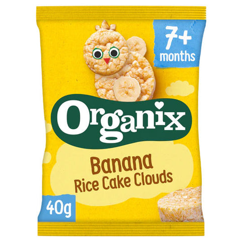 Organix Banana Rice Cake 40g (Pack of 6)