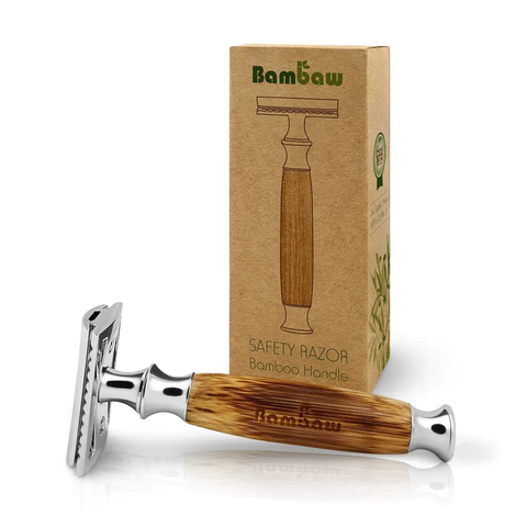 Bambaw Bamboo Safety Razor | Classic Silver 1 Each (Pack of 10)