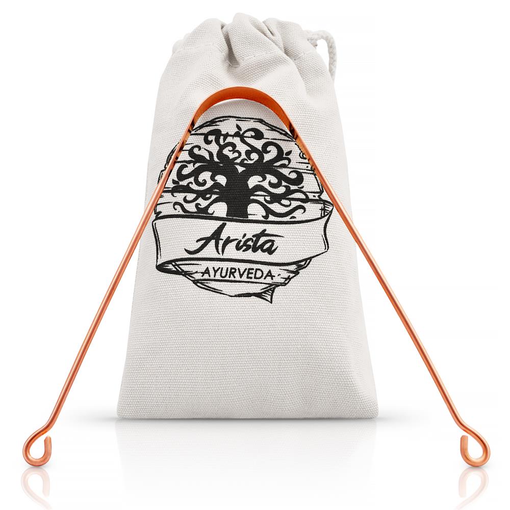 Bambaw Arista Copper Ayurvedic Tongue Scraper 1 Each (Pack of 30)