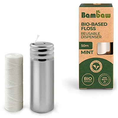 Bambaw Reusable stainless-steel floss dispenser