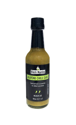 Black Mamba Jalapeno Chilli Sauce 180ml (Pack of 6)