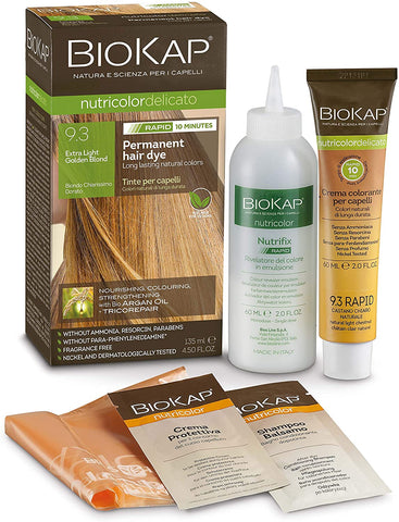 BioKap Extra Light Golden Blond 9.3 Rapid Hair Dye 135ml