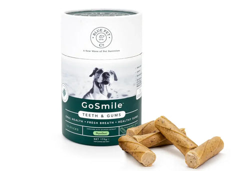 Blue Pet Co GoSmile Peanut Butter Teeth and Gum Supplements 175g (Pack of 24)