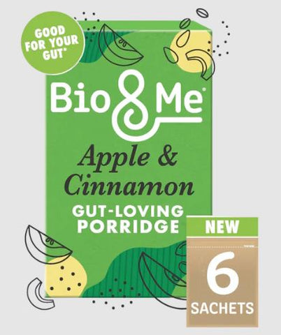 Bio&Me Apple & Cinnamon Prebiotic Porridge Sachet 6x35g (Pack of 5)