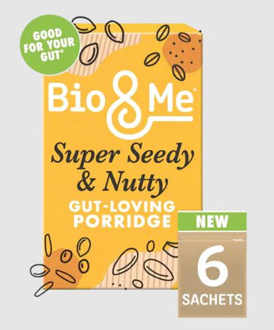 Bio&Me Super Seedy & Nutty Prebiotic Porridge Sachet 6x35g (Pack of 5)