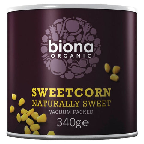 Biona Organic Sweetcorn 340g (Pack of 6)