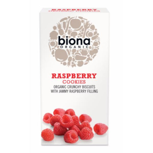 Biona Organic Raspberry Cookies 175g