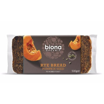 Biona Rye Organic Pumpkin Seed Bread 500g
