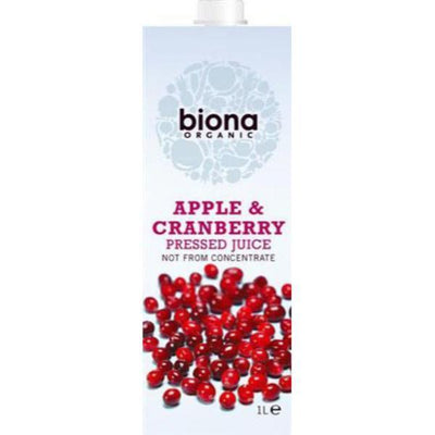 Biona Organic Apple & Cranberry Juice 1000ml
