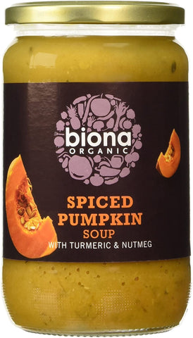 Biona Organic Spiced Pumpkin Soup 680g (Pack of 6)