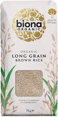 BIONA Biona Organic Long Grain Brown Rice 1kg