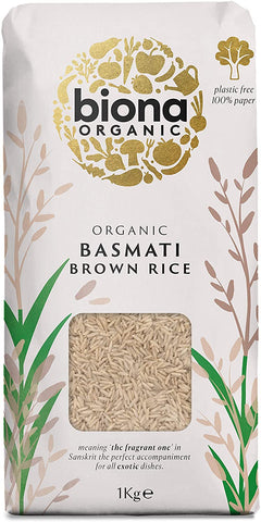 BIONA Biona Organic Basmati Brown Rice 1kg
