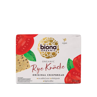 Biona Organic Rye Crispbreads Original 200g (Pack of 5)