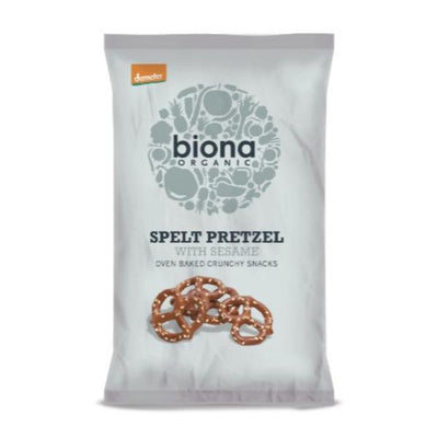 Biona Spelt Pretzels with Sesame 125g