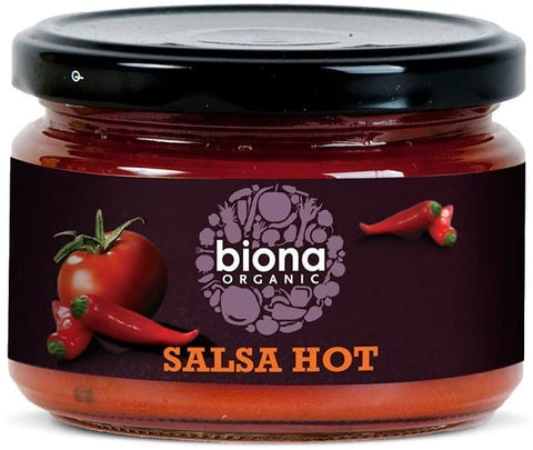 Biona Salsa Dip Hot 260g
