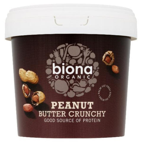 Biona Organic Peanut Butter Crunchy 1000g