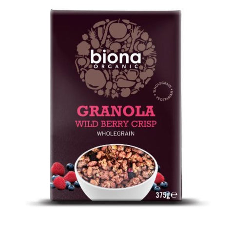 Biona Organic Wild Berry Granola 375g