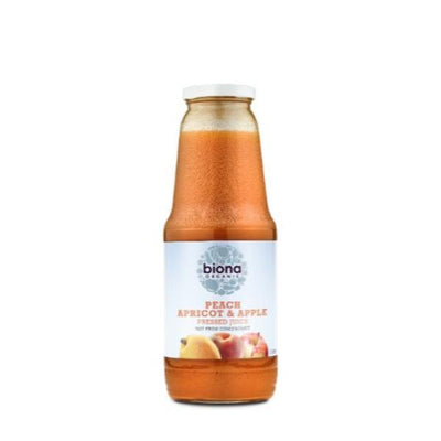 Biona Peach Apricot & Apple Juice 1000ml