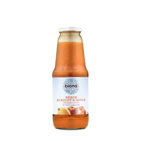 Biona Peach Apricot & Apple Juice 1000ml