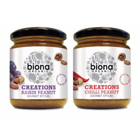 Biona Organic Raisin Peanut Spread 250g