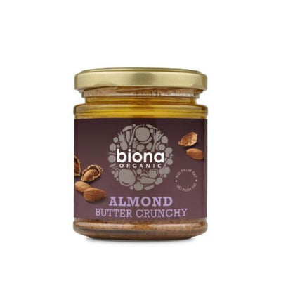 Biona Almond Butter - Crunchy Organic 170g