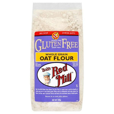 Bobs Red Mill G/F Whole Grain Oat Flour 400g (Pack of 4)