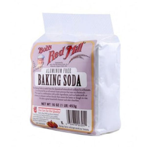 Bobs Red Mill Pure Baking Soda - Gluten Free 450g (Pack of 4)