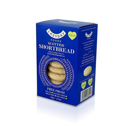 Lazy Day Free From Shortbread 150g (Pack of 8)