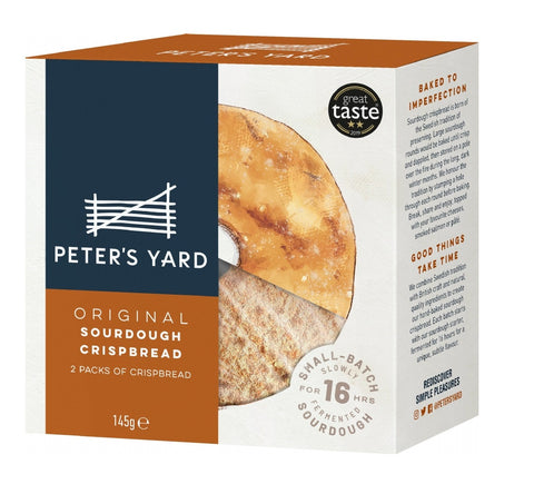 Peter's Yard Crispbread With Hole 145g (Pack of 8)