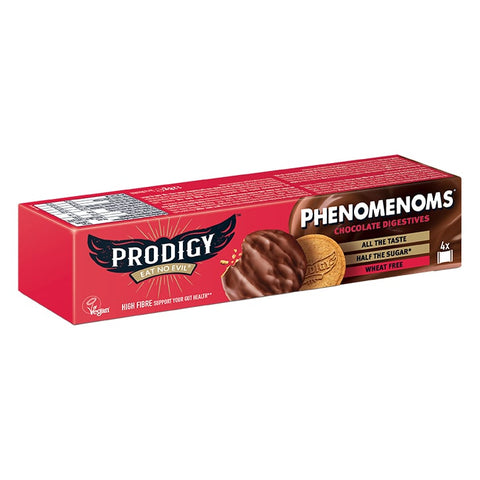 Prodigy Large Chocolate Digestives 128g (Pack of 12)