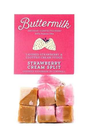 Buttermilk Smooth Strawberry Fudge Cream Grab Bag 175g (Pack of 16)