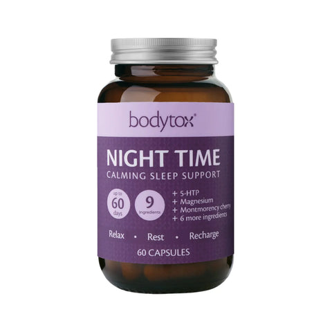 Bodytox Night Time - Calming Sleep Support 60 Capsules (Pack of 12)