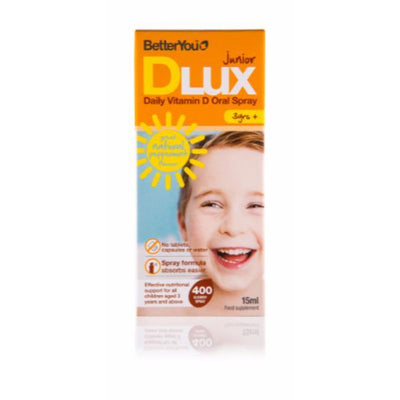 BetterYou DLux Junior Daily Oral Spray 15ml (Pack of 12)