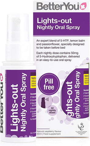BetterYou Lights Out 5HTP Nightly Oral Spray 50ml