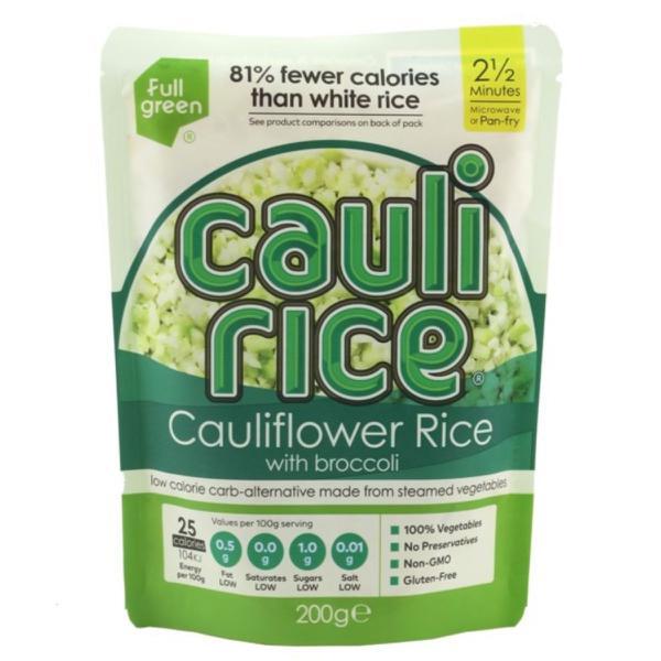 Fullgreen Vegi Rice Riced Broccoli with Cauliflower 200g (Pack of 6)