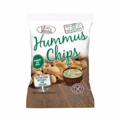 Eat Real Hummus Chip Cream Dill 45g (Pack of 12)