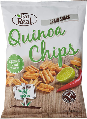 Eat Real Quinoa Chilli Lime Chip 80g (Pack of 10)