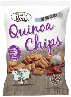 Eat Real Quinoa Tomato Garlic Chip 80g (Pack of 10)