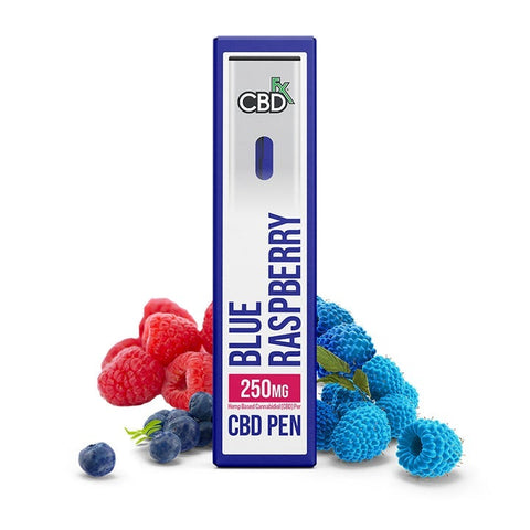 CBDfx CBDfx Blue Raspberry 250mg Vape Pen 1