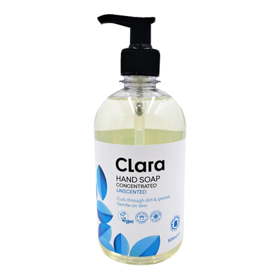 Clara Hand Soap Unscented 500ml (Pack of 6)