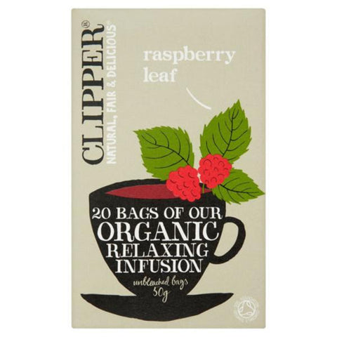 Clipper Organic Raspberry Leaf Tea 20 Bag (Pack of 6)
