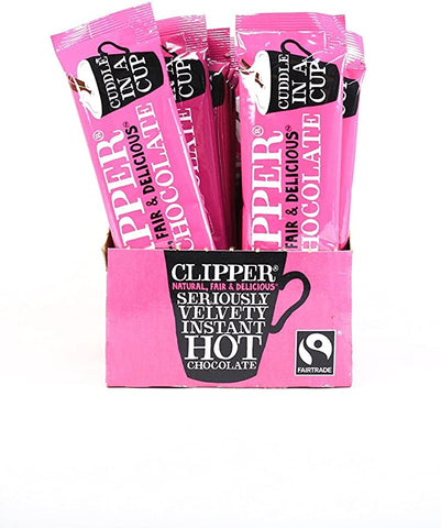 Clipper Natural Fair and Delicious Hot Drinking Chocolate 28g sachets (Pack of 30)